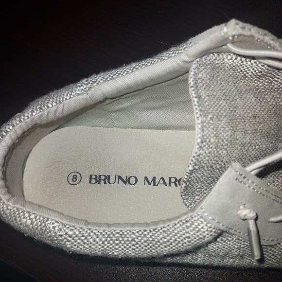 Bruno Marc Men's Slip On Loafers 8M Lightweight Shoes Elastic Laces Casual Gray - Picture 6 of 11